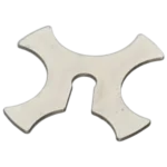 Spring clip for oscillating weight