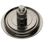 Axle for oscillating weight